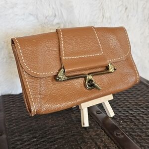 Vintage Leather Chic Brown Wallet